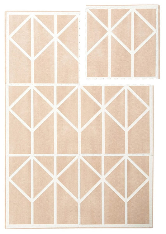 Toddlekind Printed Foam Puzzle Playmat - Nordic - Clay - 4260620339577