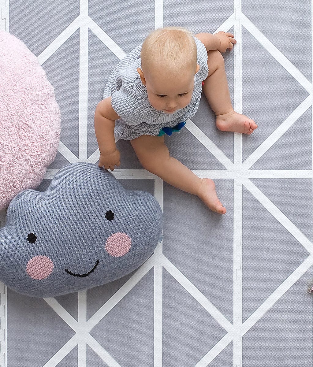 Toddlekind Printed Foam Puzzle Playmat - Nordic - Pebble - 4260620330024