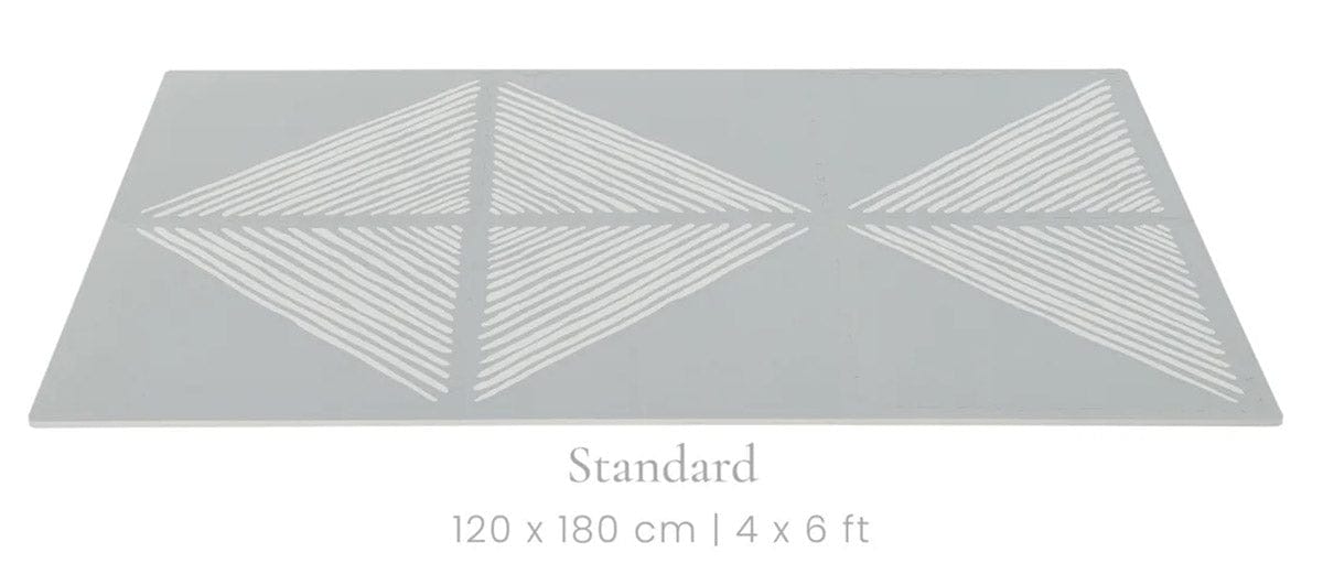 Toddlekind Printed Foam Puzzle Playmat - Sandy Lines - Stone - 4260620339065