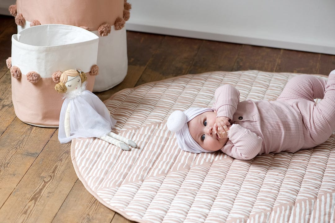 Toddlekind Quilted Cotton Reversible Playmat - Sea Shell - 4260620339119