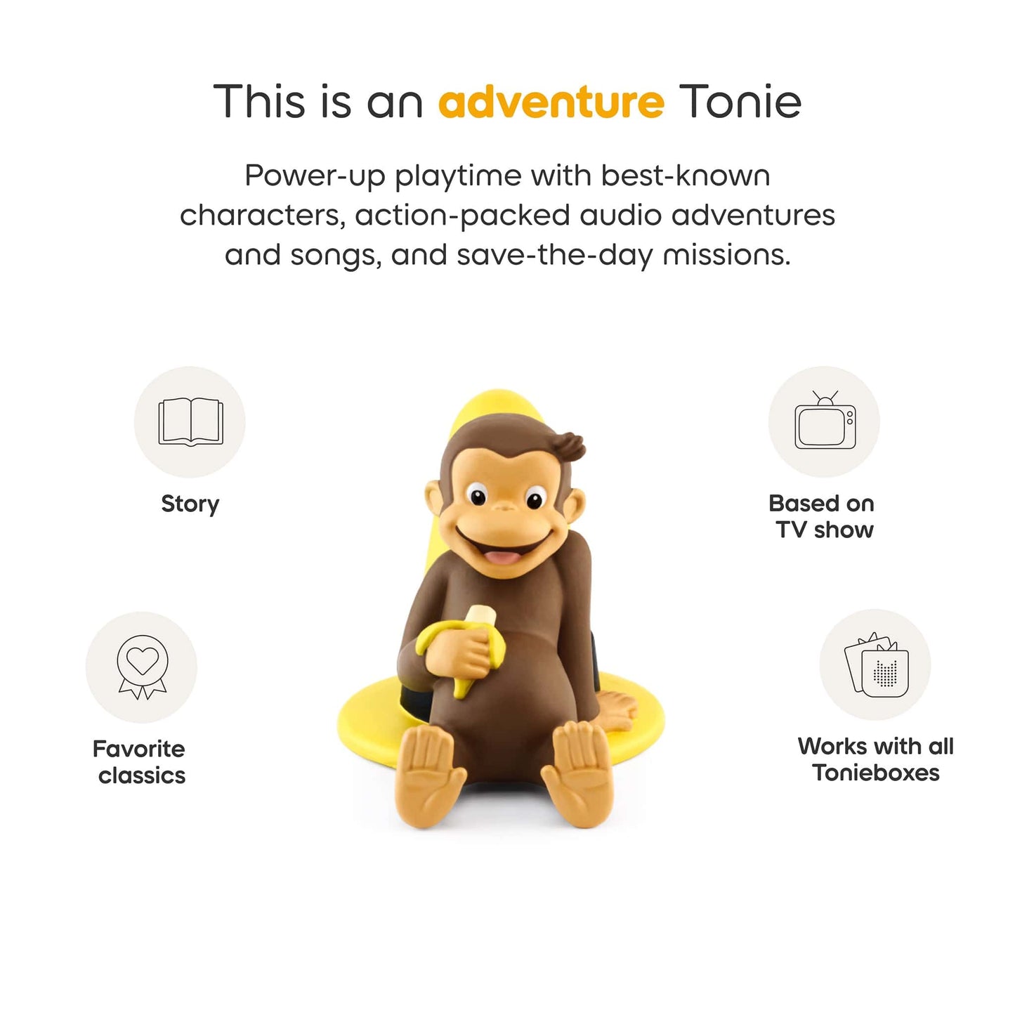 Tonies Curious George Audio Character (3y+) - 10000650