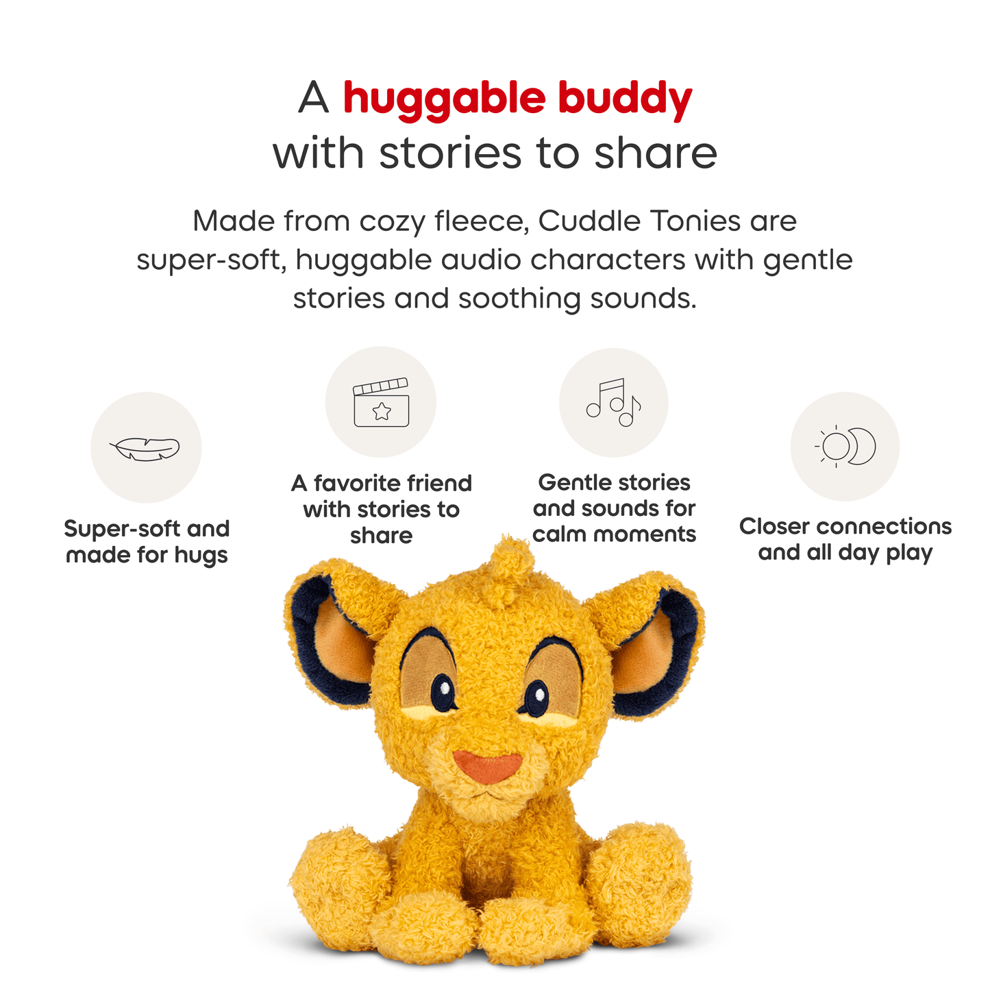 Tonies Disney Simba Cuddle Audio Character (3y+) - 11003866