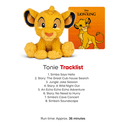 Tonies Disney Simba Cuddle Audio Character (3y+) - 11003866