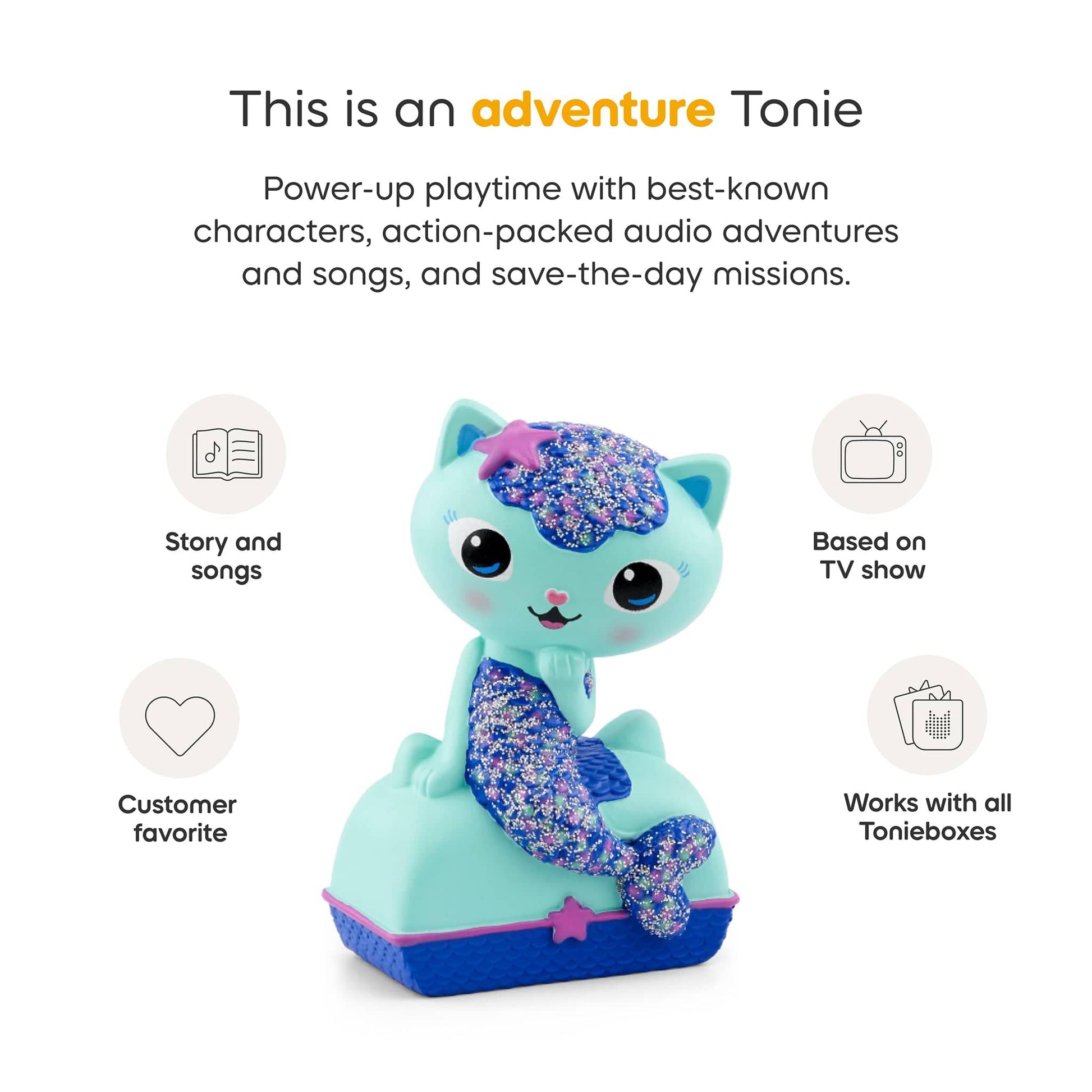 Tonies Gabby's Dollhouse: MerCat Audio Character (3y+) - 11001266