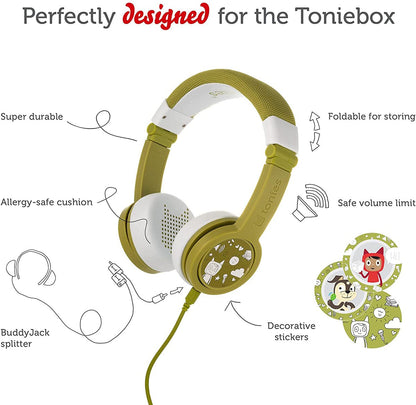 Tonies Headphones - Green (3y+) - 10001353