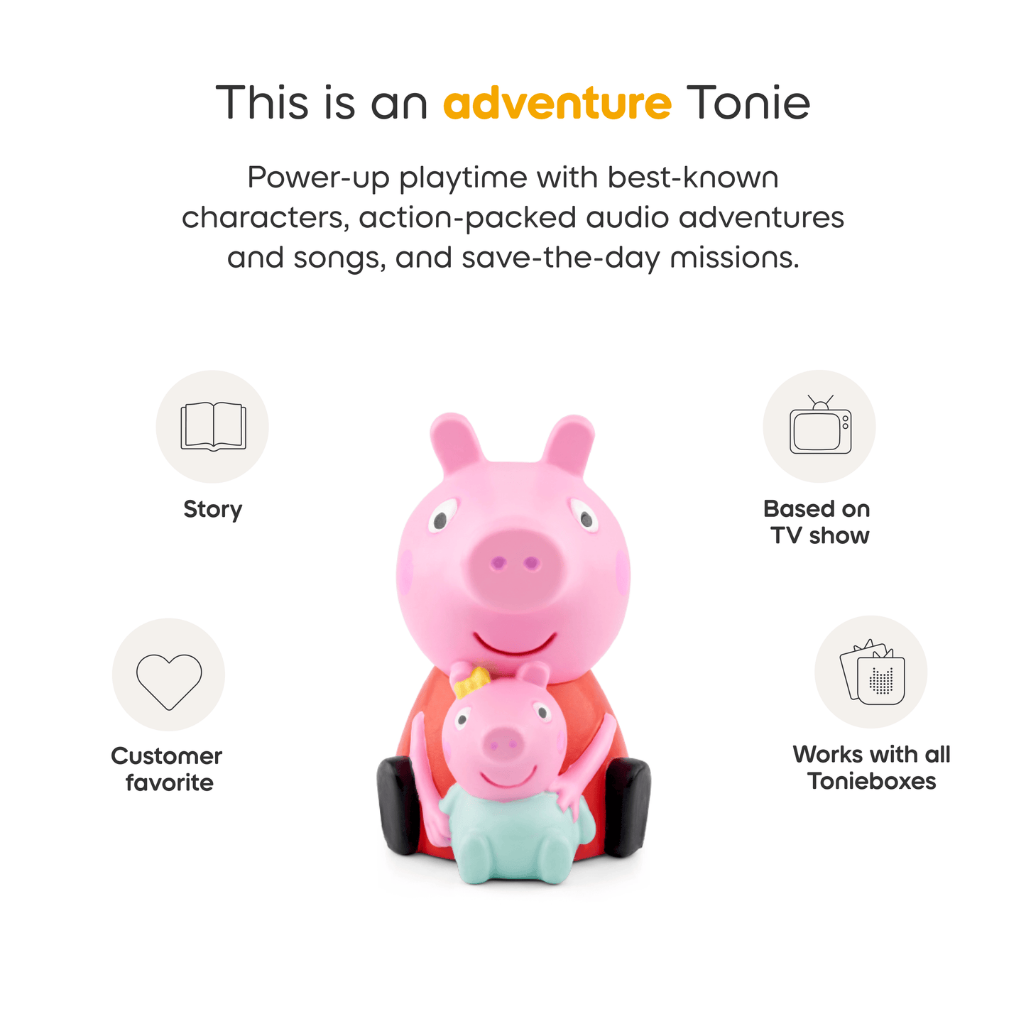Tonies Peppa Pig The New Baby Sister Audio Character (3y+) - 11003322