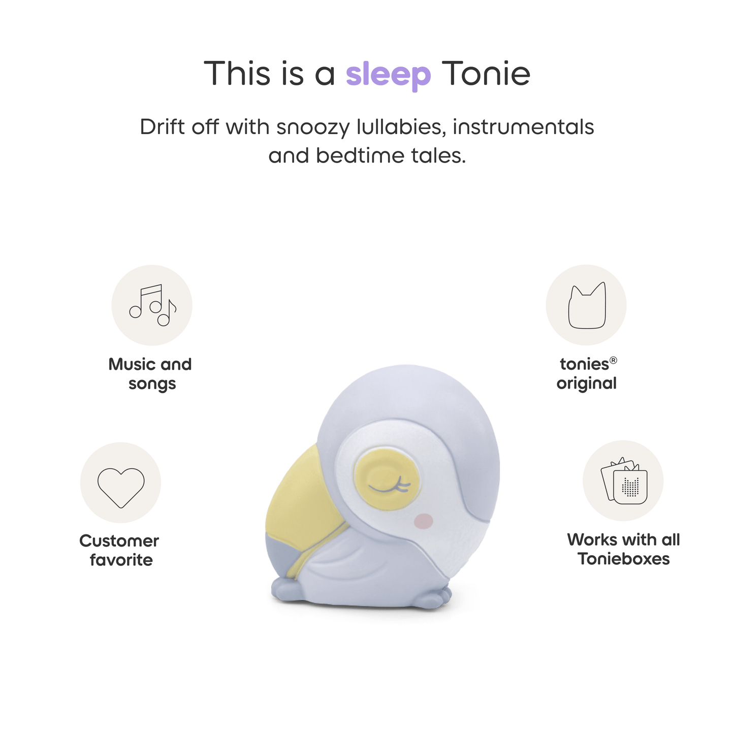 Tonies Sleepy Toucan Nature Sounds Audio Character (3y+) - 11002359