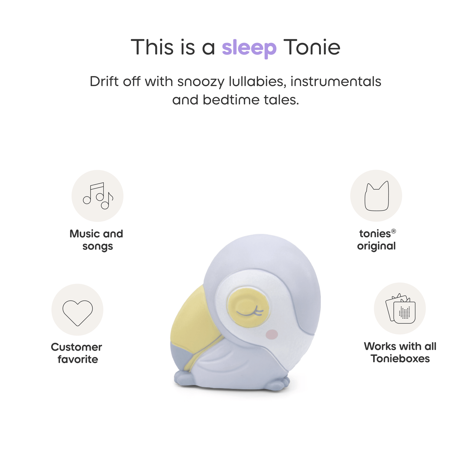 Tonies Sleepy Toucan Nature Sounds Audio Character (3y+) - 11002359