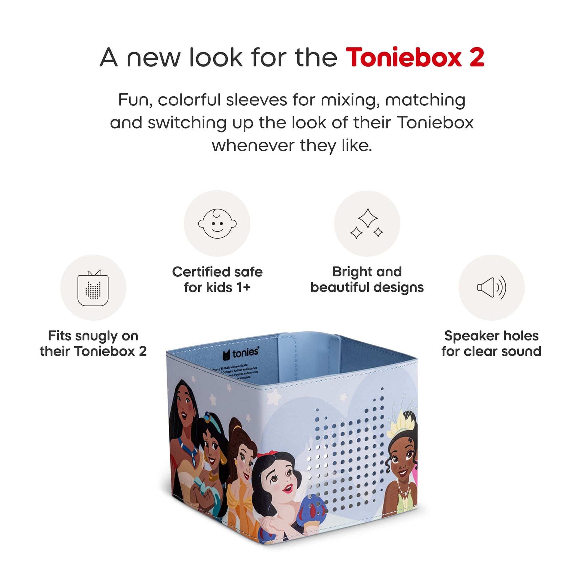 Tonies Toniebox 2 Sleeve - Disney Princess - 11003068