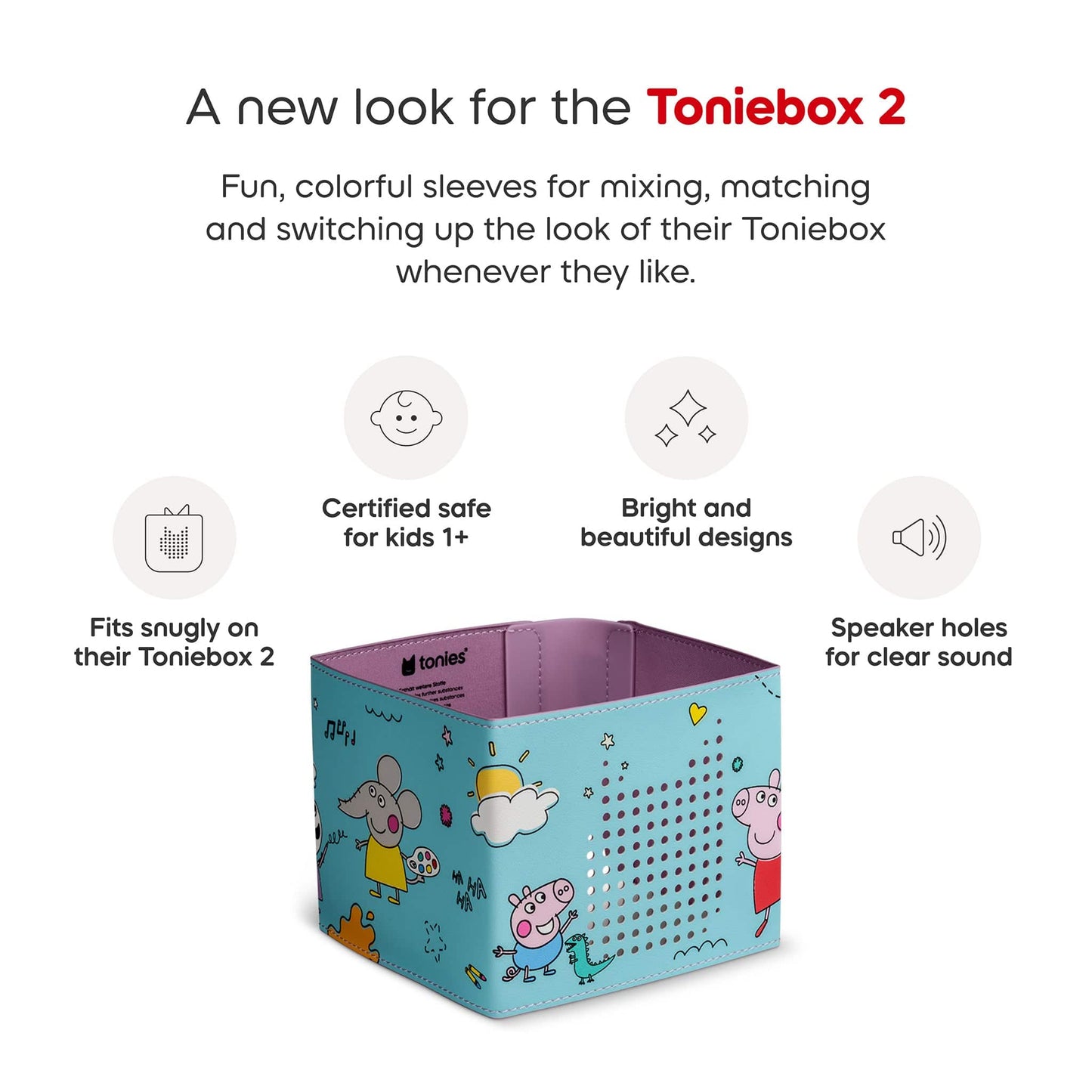 Tonies Toniebox 2 Sleeve - Peppa Pig - 11001124