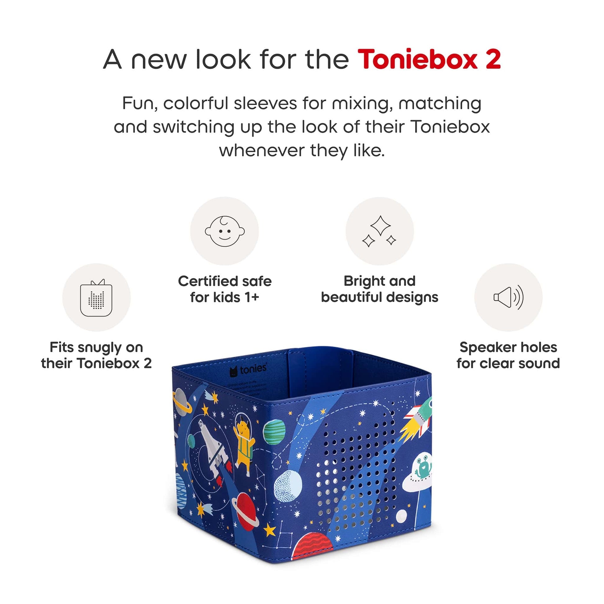 Tonies Toniebox 2 Sleeve - Space - 11003183