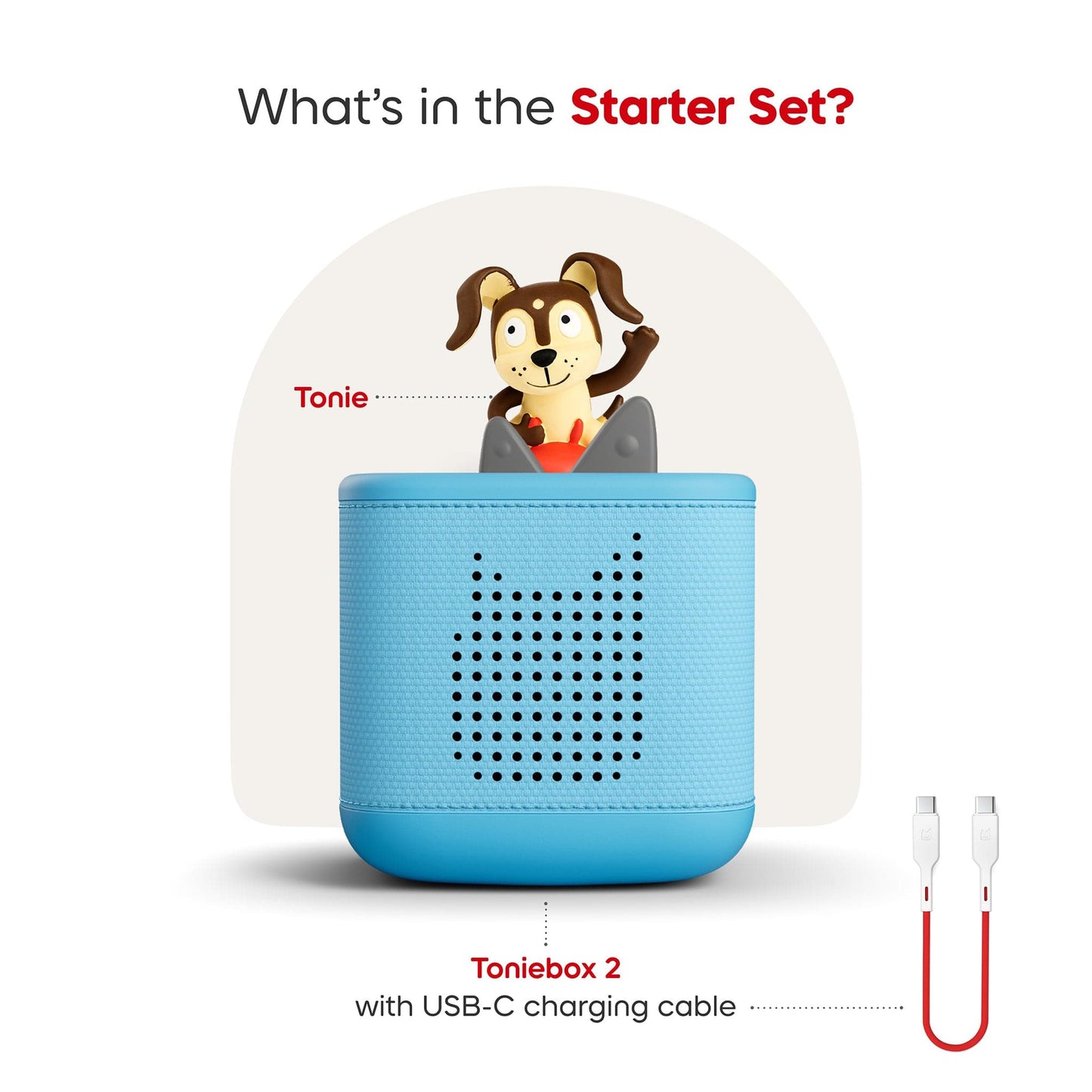 Tonies Toniebox 2 Starter Set - Playtime Puppy (Sky Blue) - 11003122