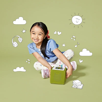 Tonies Toniebox Playtime Puppy Starter Set - Green with Audio Character (3y+) - 10000765