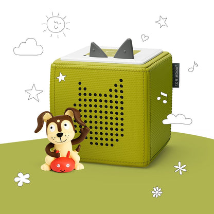 Tonies Toniebox Playtime Puppy Starter Set - Green with Audio Character (3y+) - 10000765