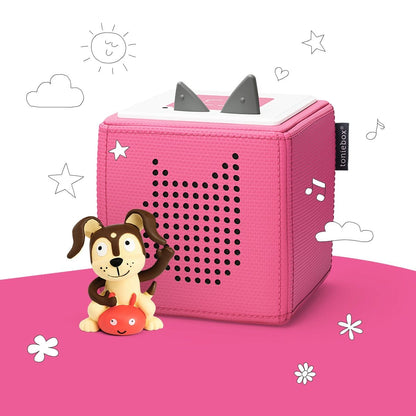 Tonies Toniebox Playtime Puppy Starter Set - Pink with Audio Character (3y+) - 10000763