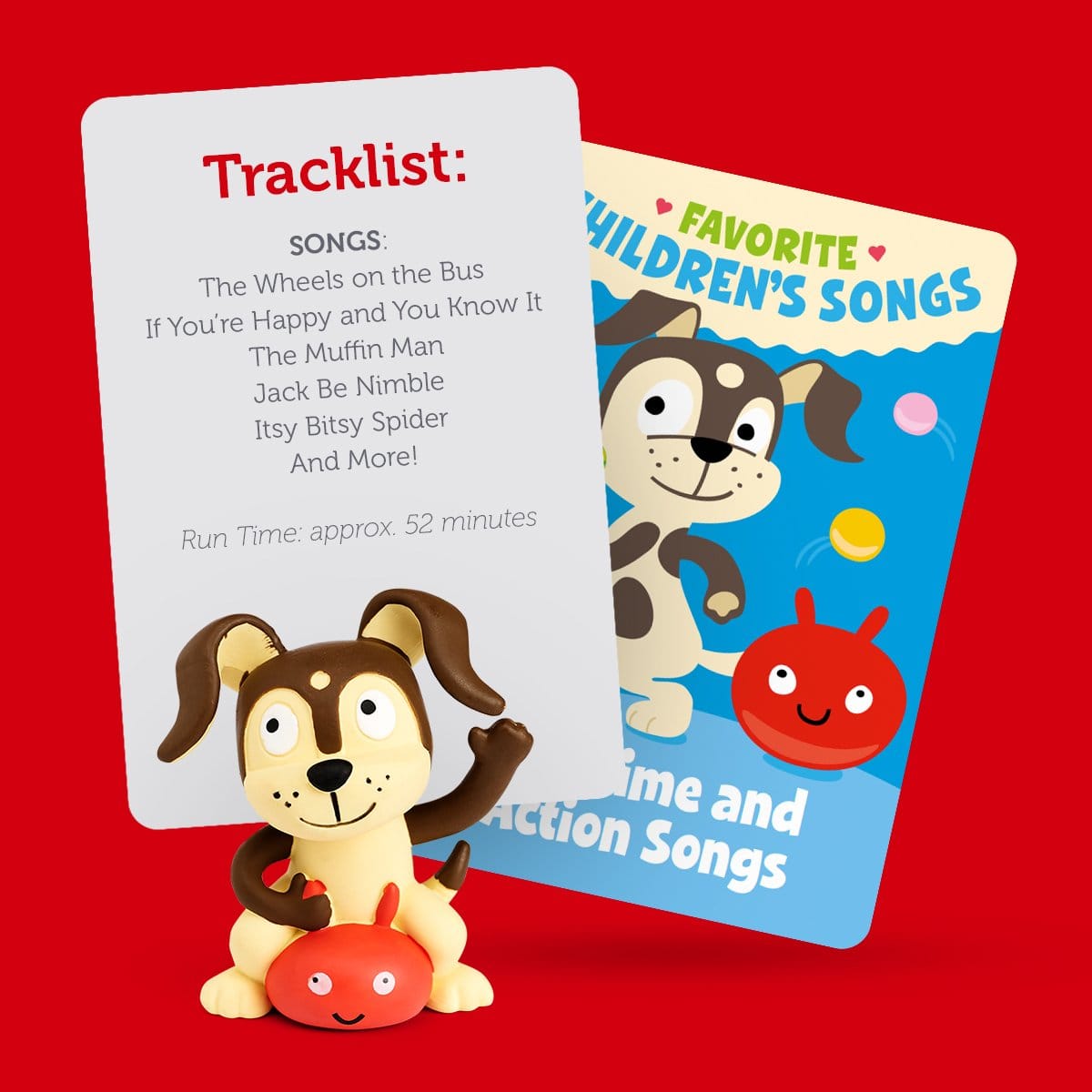 Tonies Toniebox Playtime Puppy Starter Set - Red with Audio Character (3y+) - 10000760