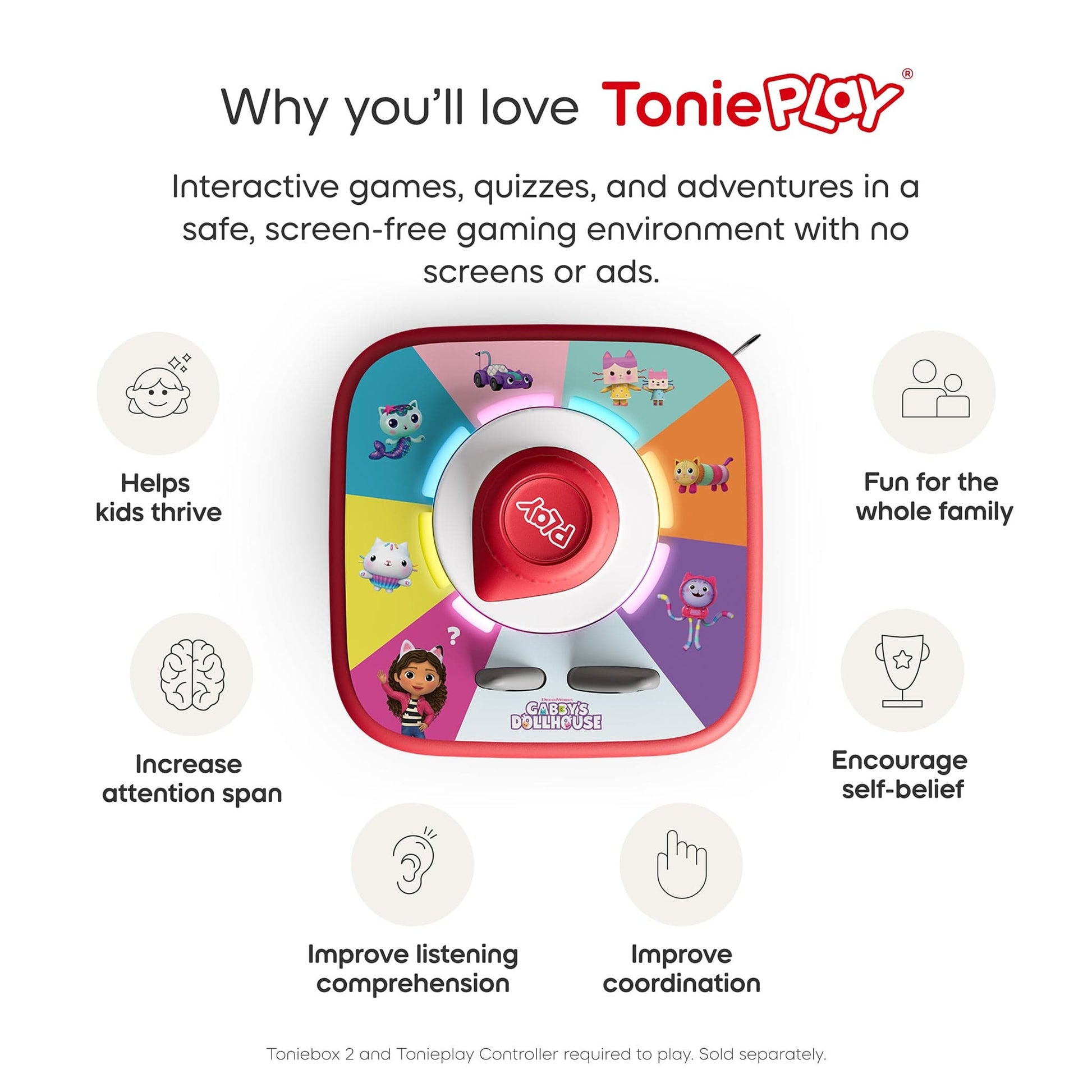 Tonies Tonieplay Game - Gabby’s Dollhouse: Gabby's Cat-tastic Scavenger Hunt - 11003459