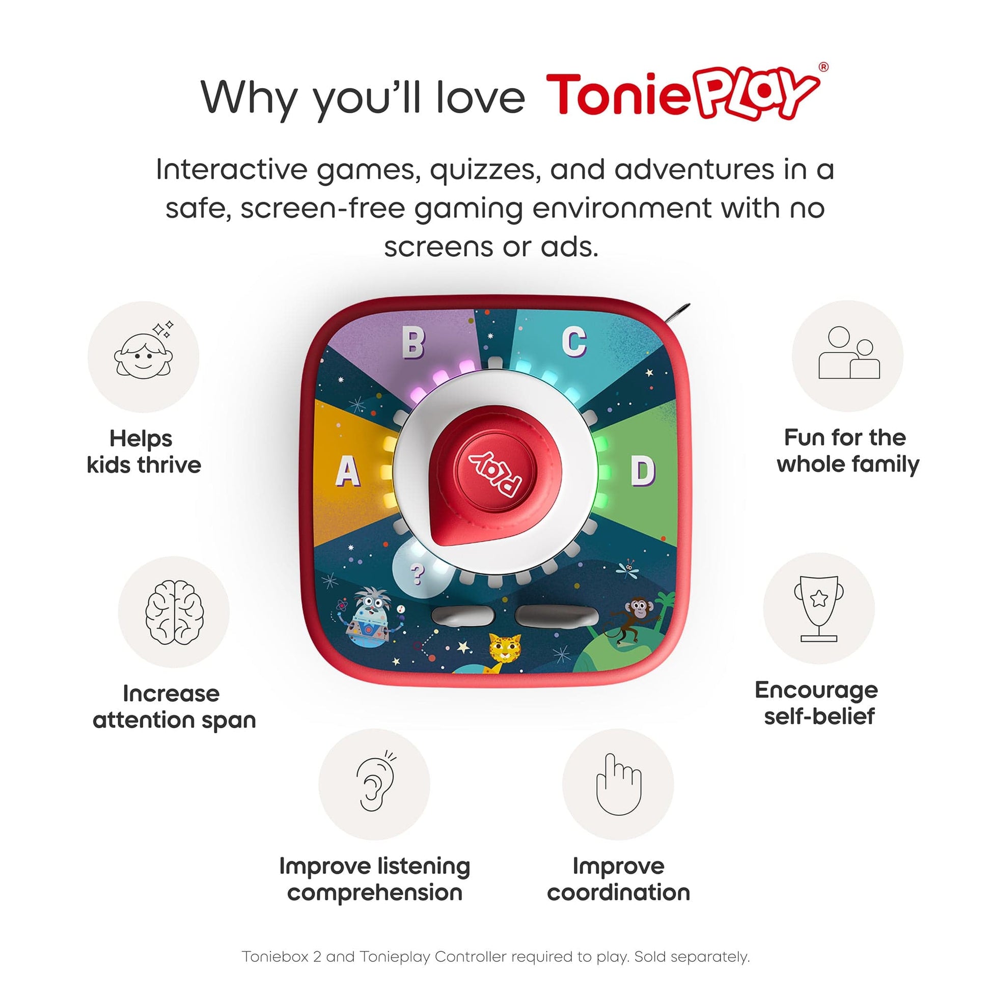 Tonies Tonieplay Game - The Quizzles: All About Animals - 11002902