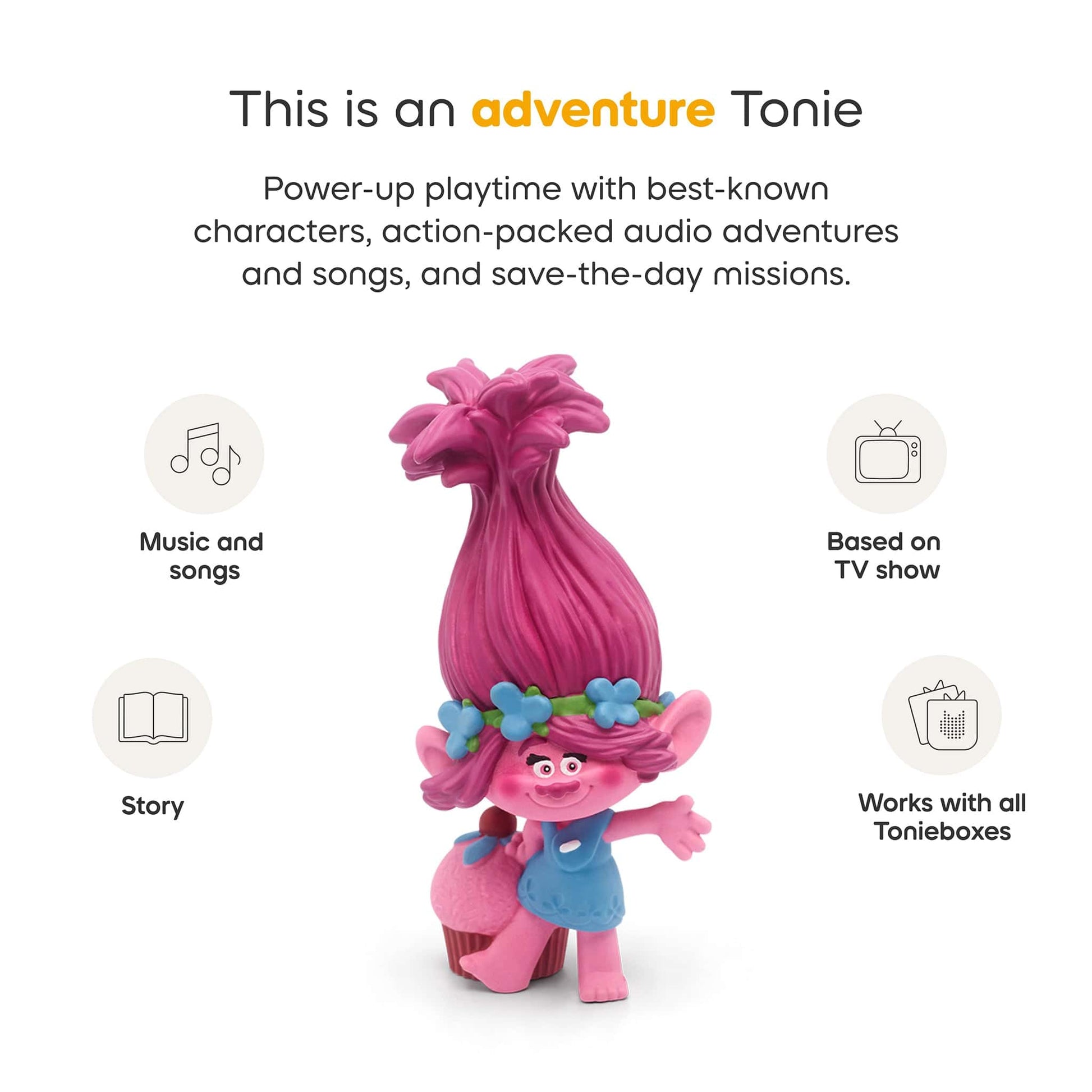 Tonies Trolls: Poppy Audio Character (3y+) - 10000633