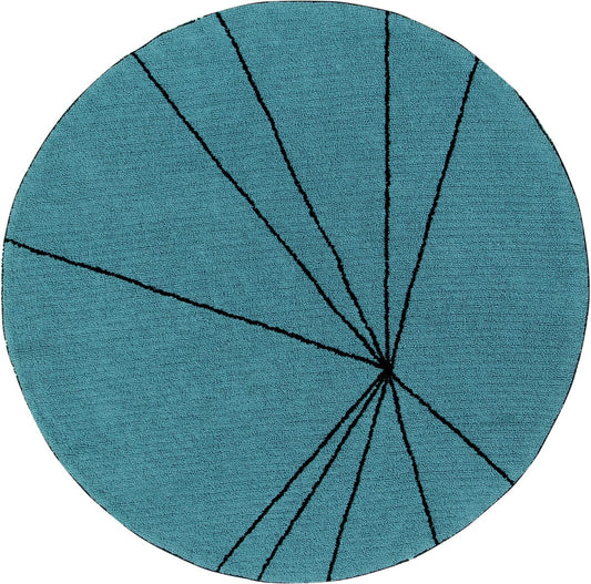 Lorena Canals Trace Rug - Petroleum (5' 3'') - C-TRACE-PETRO