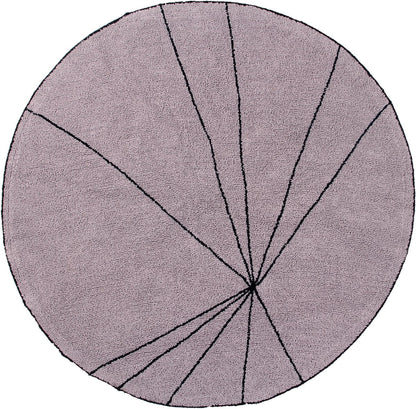 Lorena Canals Trace Rug - Wood Rose (5' 3'') - C-TRACE-WOOD