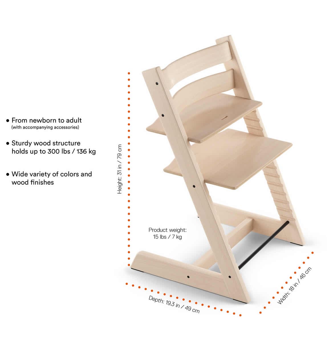 Stokke Tripp Trapp Chair - Plum Purple