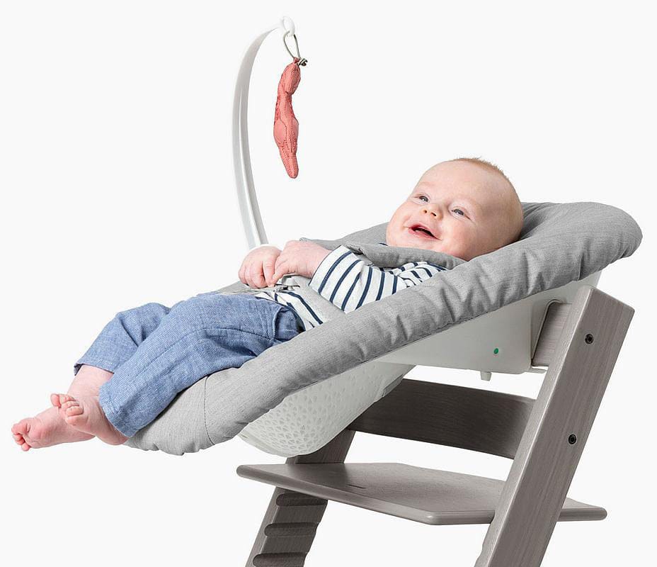 Tripp Trapp Chair + Newborn Set Bundle - Black - 528903-526301