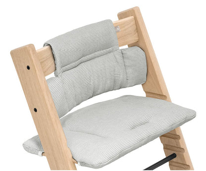 Tripp Trapp High Chair and Cushion with Stokke Tray -- Storm Grey / Nordic Grey - 622200