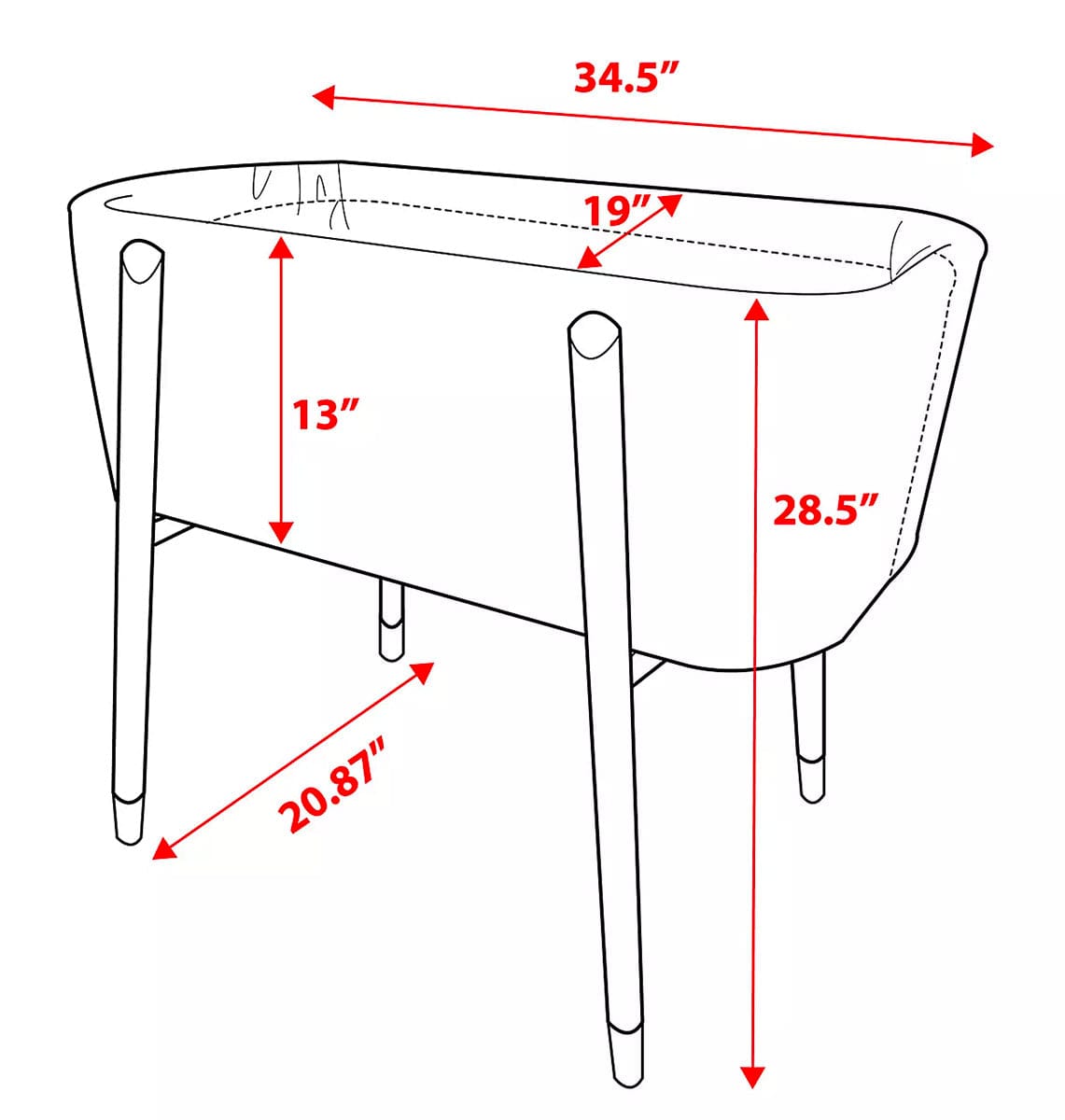 TruBliss Sova Bassinet - Grey Lily - BA407