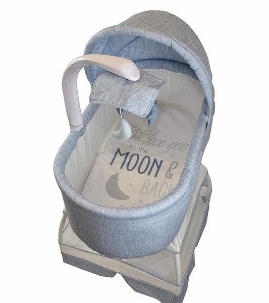 TruBliss Sweetli Deluxe Bassinet - Chambray - BA302-CBY