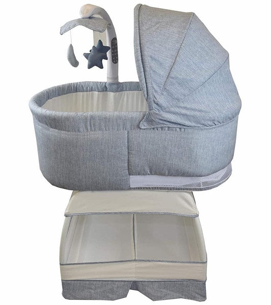 TruBliss Sweetli Deluxe Bassinet - Chambray - BA302-CBY