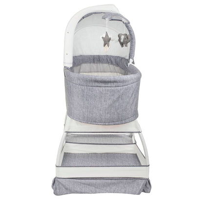TruBliss Sweetli Nurture Bassinet - Grey Melange - BA601-GM