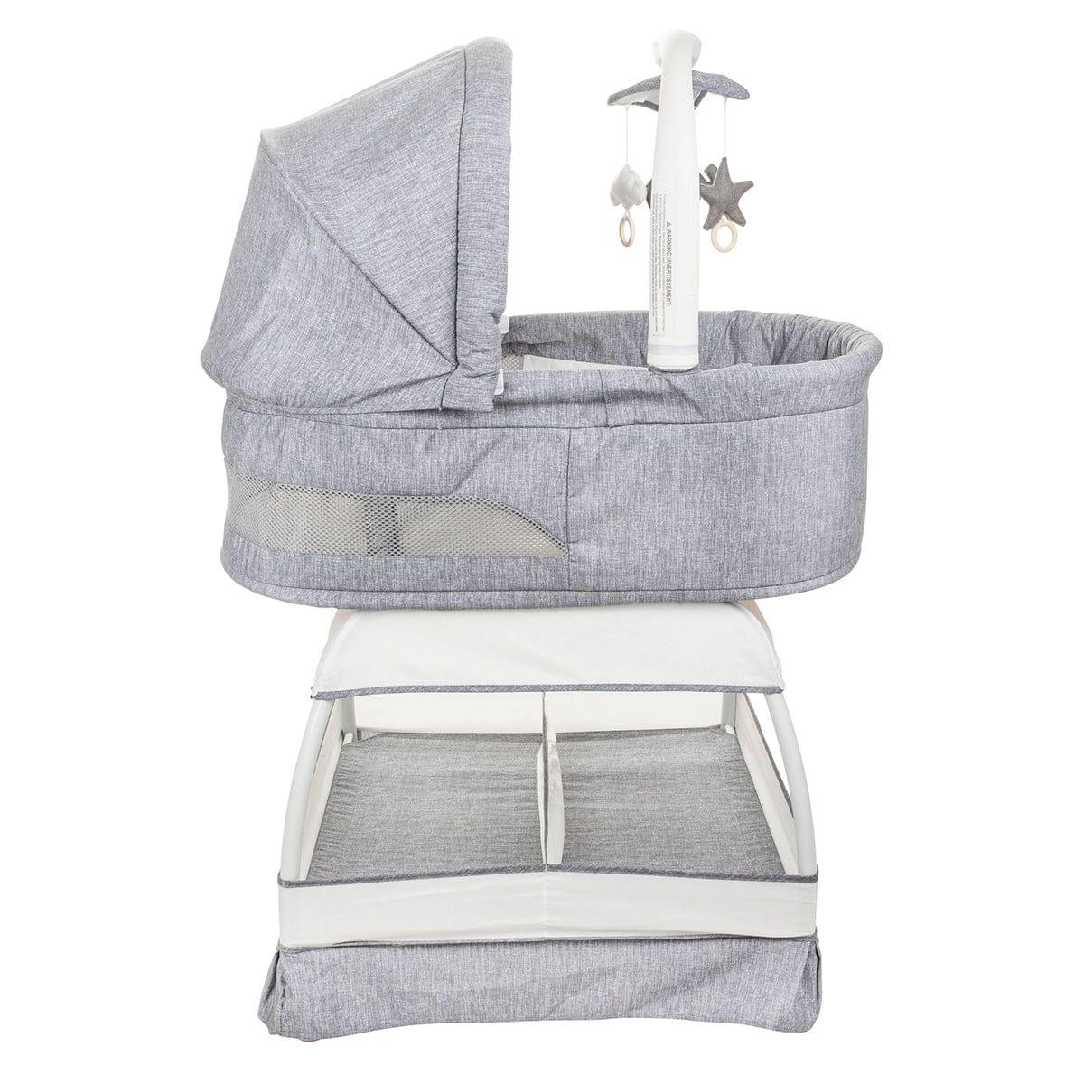 TruBliss Sweetli Nurture Bassinet - Grey Melange - BA601-GM