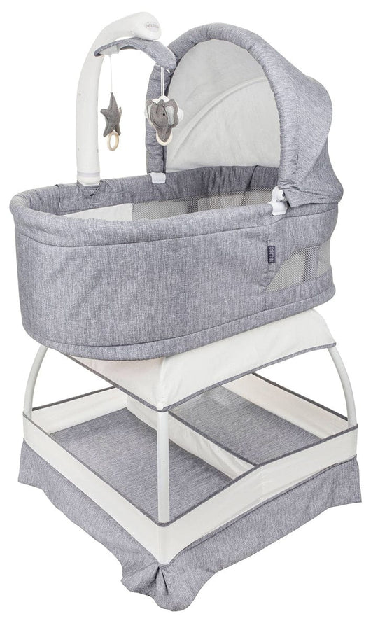 TruBliss Sweetli Nurture Bassinet - Grey Melange - BA601-GM
