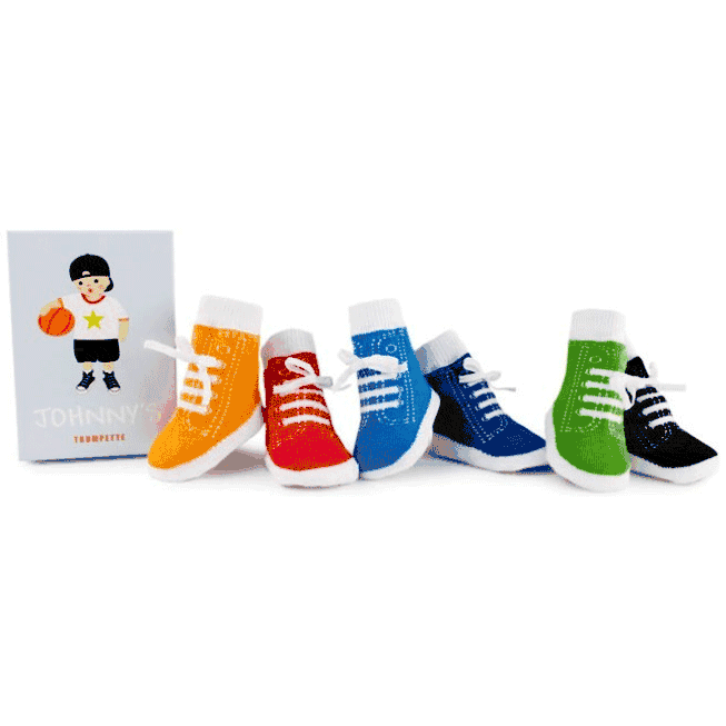 Trumpette Johnny's Socks, 0-12 Months - S-2002-A-SB3