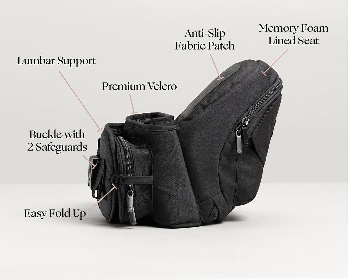 Tushbaby Hip Seat Carrier - Chambray - TB-CHAM