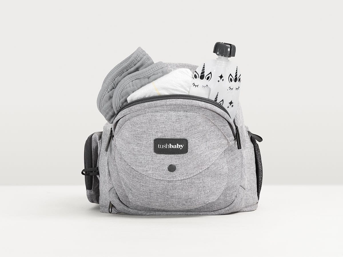 Tushbaby Hip Seat Carrier - Grey - tb-grey
