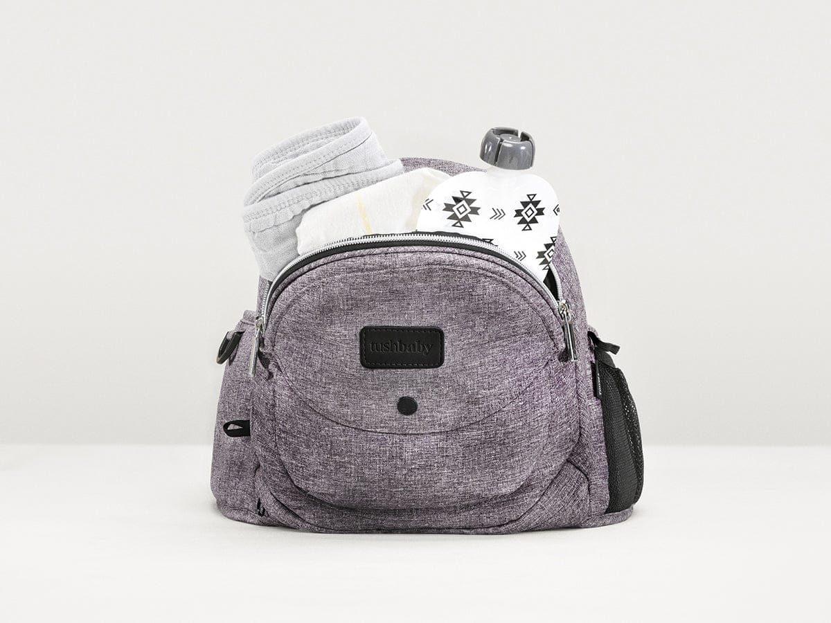 Tushbaby Travel Lite Hip Seat Carrier - Charcoal - TB-LITE-CHAR