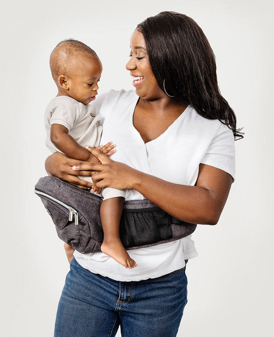 Tushbaby Travel Lite Hip Seat Carrier - Charcoal - TB-LITE-CHAR