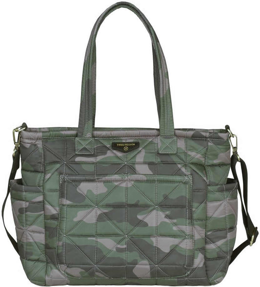 TWELVElittle Carry Love Tote Diaper Bag - Camo Print - BG404CP