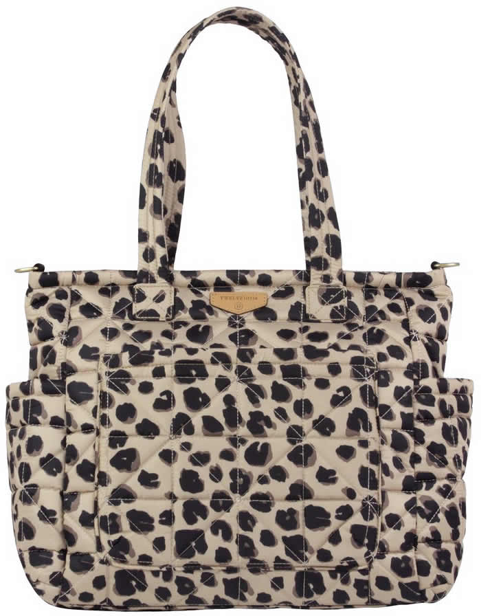 TWELVElittle Carry Love Tote Diaper Bag - Leopard - BG404LP