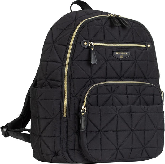 TWELVElittle Companion Backpack Diaper Bag  2.0 - Black - BG215BL