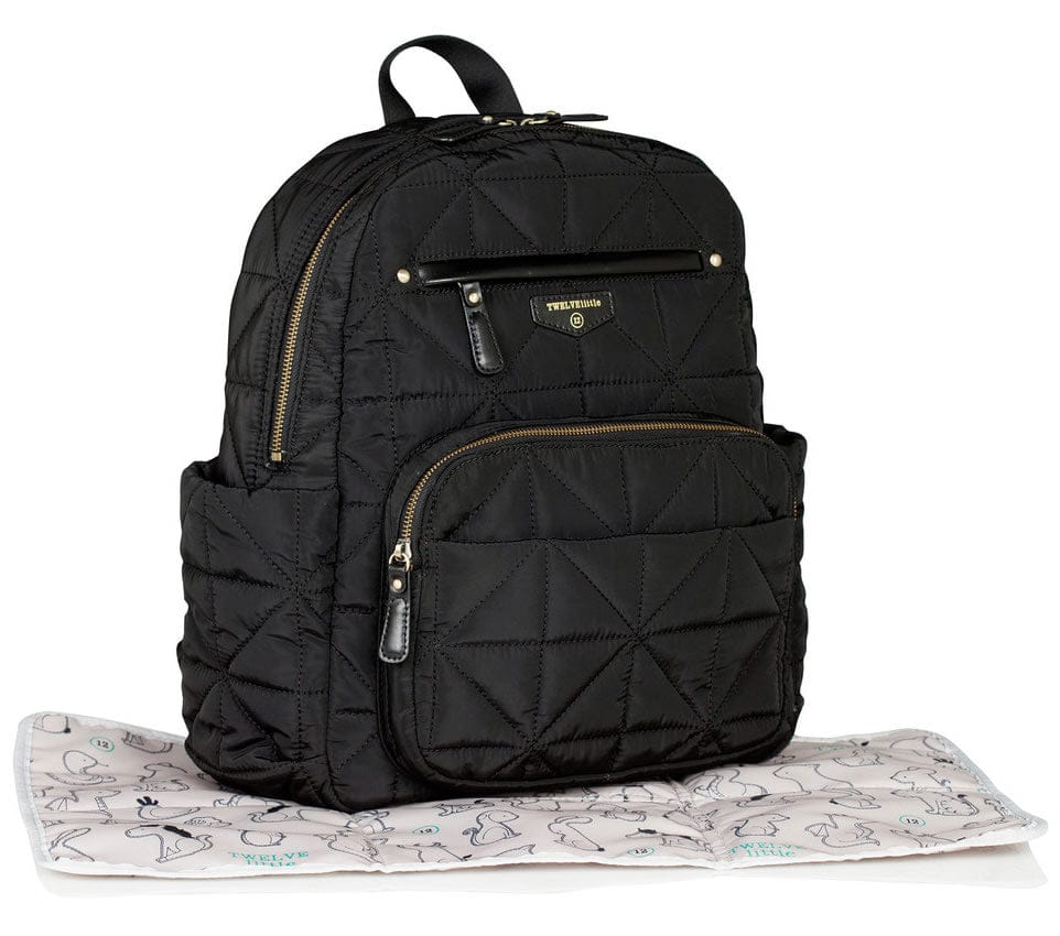 TWELVElittle Companion Backpack Diaper Bag  - Black