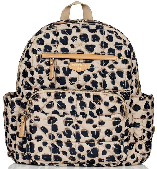 TWELVElittle Companion Backpack Diaper Bag  - Leopard
