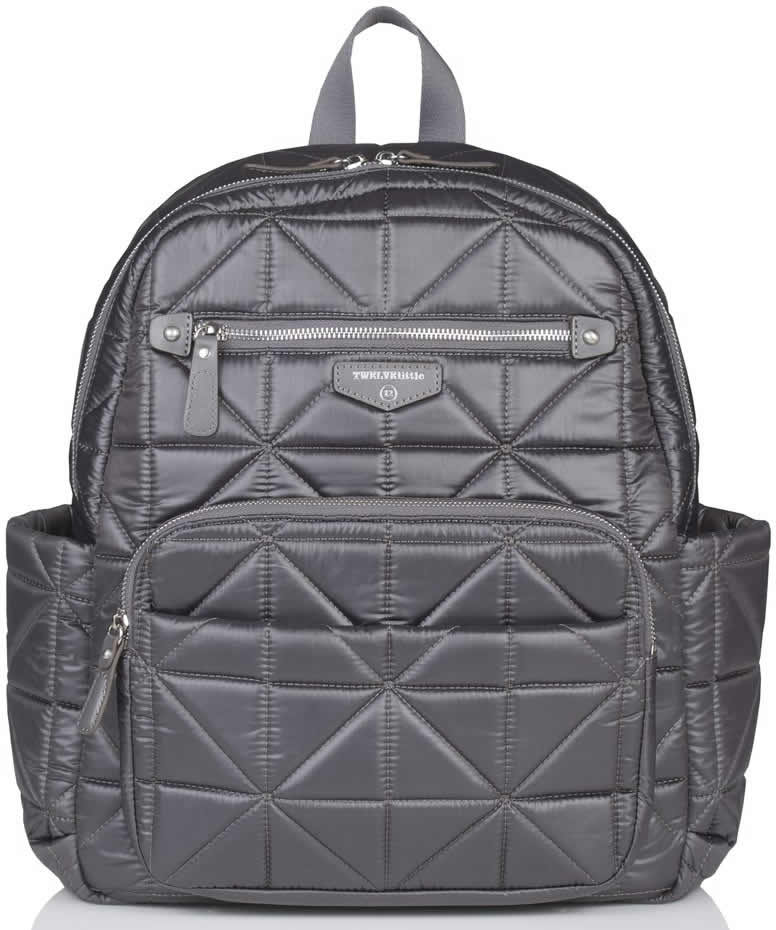 TWELVElittle Companion Backpack Diaper Bag  - Platinum