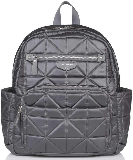 TWELVElittle Companion Backpack Diaper Bag  - Platinum