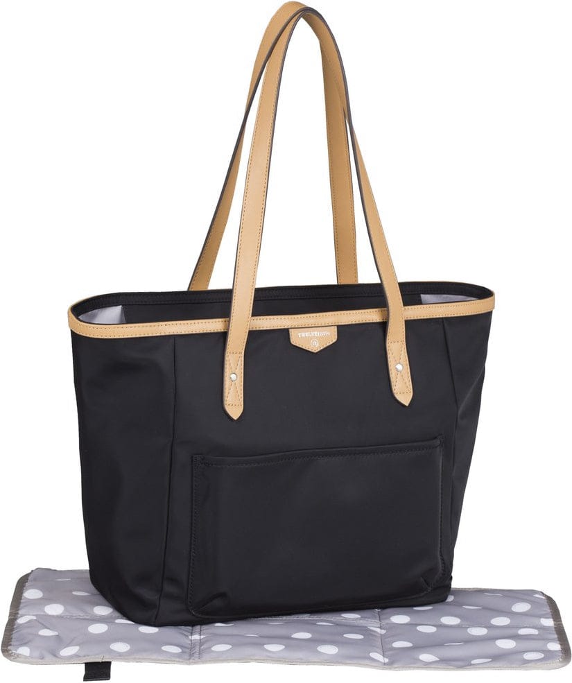 TWELVElittle Everyday Tote Diaper Bag - Black - BG333BL