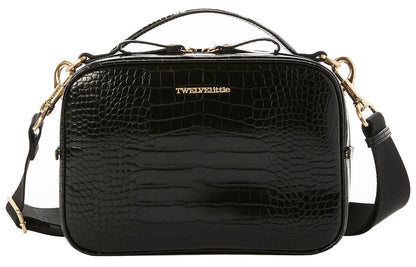 TWELVElittle Luxe Diaper Clutch - Black Croc