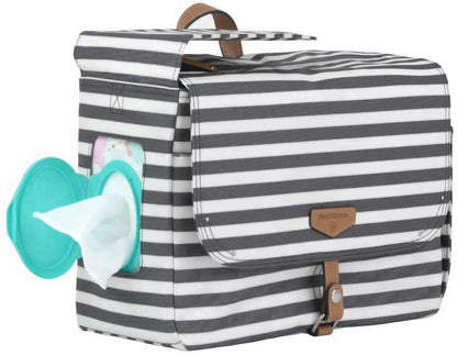 TWELVElittle On-The-Go Stroller Caddy - Grey Stripe