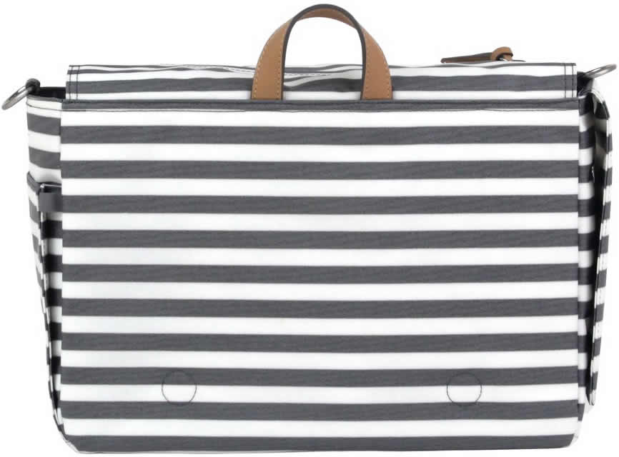 TWELVElittle On-The-Go Stroller Caddy - Grey Stripe